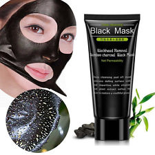 Masque Anti Acné points noirs Black Mask Charbon Peeling Soin Peau Visage acne