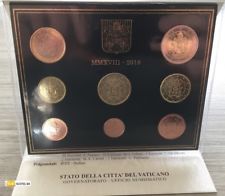 Vatican 2018 série euro coffret BU FDC 1 cent à 2 euros Armoires Pâpe François