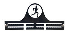 Runner Running Marathon Mens Male Boys Sport Acrylic Medal Holder Hanger Display