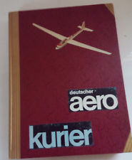 Deutscher aerokurier 1966 Aero Club E.V. 10. Jahrgang 12 Hefte gebunden
