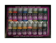 Vallejo Game Color Extra Opaque 16 Bottle Paint Set VAL72290