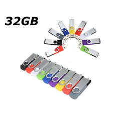 32GO USB Clé 2.0 Mémoire Flash Drive Disk Storage Thumb Key Stick Rotatif Pr PC