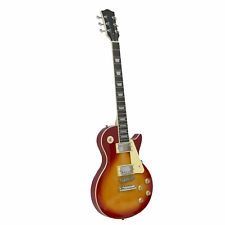 NEW! LP Style Sunburst 6 String Full Sized Electric Guitar With Case