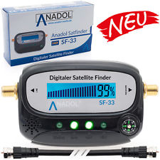 Sat Finder Digital SATFINDER SF-33 LCD Display TON Kompass HDTV 4K UHD Zubehör