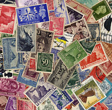 100 World Stamps- All Different Good Age/Country Mix