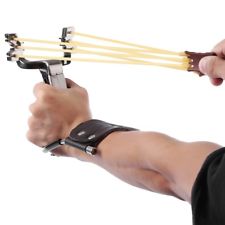 Tirachinas de caza Rubber Band Slingshot Wrist Catapult Hunting Tools