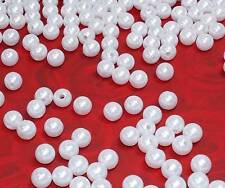 200 Perlen perlmutt weiß Hochzeit Wachsperlen 10mm Perle Dekoperlen 