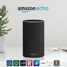 Amazon Echo (2. Generation), Intelligenter Lautsprecher mit Alexa - Anthrazit