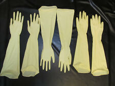 3 Paar/Set,480 mm lange Latexhandschuhe,Latex-Gloves,Gants, Gummihandschuhe,L/9