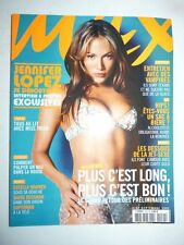 Magazine / revue MAX french #152 septembre 2002 Jennifer Lopez Estella Warren