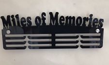 Thick 5mm Acrylic 3 Tier MILES OF MEMORIES Medal Hanger / Holder / Rack