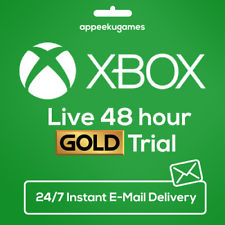 XBOX LIVE 48 HOUR 2 DAYS GOLD TRIAL CODE 48HR - INSTANT DISPATCH 24/7