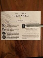 Destiny 2 Forsaken Gambit Emblem PS4/XBOX/PC Delivered Per Mail