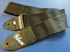 Gibson Black Nylon GUITAR STRAP for Les Paul Tribute HP Accessories  