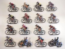 Lot 16 Cyclistes + 2 Motos - SALZA MÉTAL - Tour de France / Giro / Vuelta - 1960