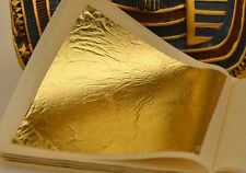 50 feuilles d' or 24 K Carats Veritable / Gold Sheets Paper  pour Dorure