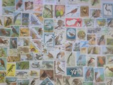 300 Different Birds on Stamps Collection