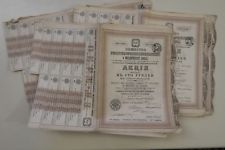 ACIERIES FORGES ET ATELIERS DE MACHINES DE BRIANSK 100 ROUBLES 1913 X 25 ACTIONS
