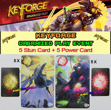 KEYFORGE CALL OF THE ARCHONS - 5 Promo Stun Card + 5 Promo Power Card OP Event