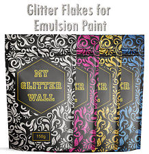 Glitter wall paint Additive for emulsion Bedroom Kitchen walls wallpaper 150Gram