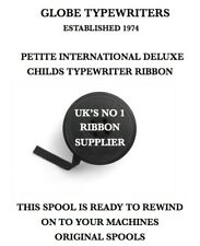 CHILDS *PETITE INTERNATIONAL DELUXE* TYPEWRITER RIBBON A SPOOL READY TO REWIND 