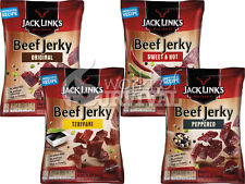 Jack Links Beef Jerky 75g Bags - Original, Sweet and Hot, Teriyaki, Peppered