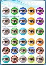 Contact Lenses Colored Kontaktlins FreshTone® Super Case + Solution Offered 
