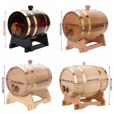 1.5L/3L/5L/10L Artisanat/Fût /Tonneau/Tonneaux Bois Chêne Fûts Vin Brandy Whisky