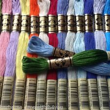 3 - 57 DMC CROSS STITCH THREADS/SKEINS - PICK YOUR OWN COLOURS FREE PP