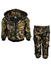 Kids Real Tree Camo Waterproof Hunting Tracksuit Camouflage Hoodie Bottom Suit