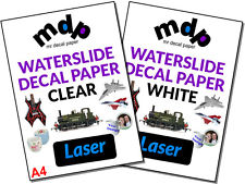 Water Slide Decal Paper A4 LASER Waterslide Transfer Paper – TEN PACK SIZES