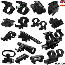 Tactical Rifle Hunting Scope Mount Adapter 20mm Weaver Picatinny Rail Airsoft UK