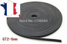 Courroie GT2 largeur 6 mm pas de 2mm au mètre pour imprimante 3d, Anet A8, prusa