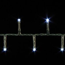 Lichterkette kaltweiß aussen 140 LED 2,8m +Zuleitung Strom Programme Weihnachten