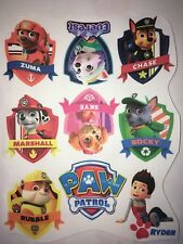 1 Set Paw Patrol V  helle/DUNKLE Stoff Transferfolie Applikation Puppenkleidung