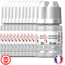 Pack Booster Nicotine 20 mg 10 ml 50/50 -50% PG / 50% VG DIY Lot de 12 Bouteille