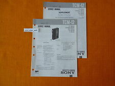 SERVICE MANUAL SONY TCM 12 english Reparatur Anleitung Schaltplan