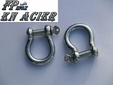 Manille Lyre Acier M10 Libre ( Lot de 2 )