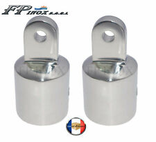 Embout Tube Bimini de Capote 22mm inox 316 ( Lot de 2 )