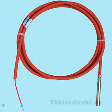 NTC 10KOHM Temperaturfühler 3 Meter Silikon, Speicherfühler Kesselfühler NTC 10K