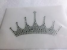 Hotfix Strass Glas Bügelbild hüb. Krönchen Krone 181031 Karostonebox