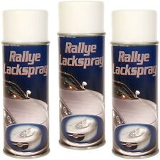 Sprühlack 3x Weiss glanz glänzend 400ml Spraydose Lackspray Sprühdose Autolack