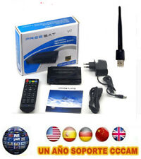 Freesat V7 + USB WIFI + 1 año de CCCAM  (SOLO ENCHUFAR)