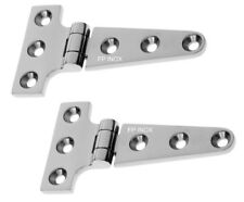 Charnière T inox A4 100x54mm Epaisseur 2mm ( Lot de 2 ) Té inox A4 - 316