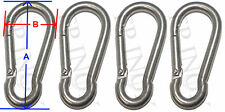 Mousqueton 5mm ( Lot de 4 ) inox 316 / A4