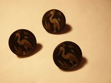 ANCIEN BOUTON MARQUETERIE