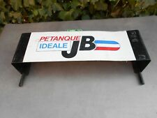 Ancien panneau publicitaire PETANQUE IDEALE JB, à placer sur terrain de boules