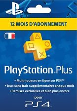 Playstation Plus 12 Mois/12 Months/12 Meses (LIRE DESCRIPTION/READ DESCRIPTION)