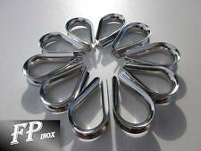Cosse Coeur 6 mm ( lot de 10 ) inox 316 - A4