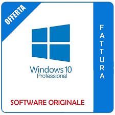 Windows 10 Professional Pro 32/64 bit - Fatturabile - Originale